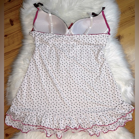 Native Intimates Babydoll Nightgown Teddie Nightie Built in Bra 42C - Picture 2 of 8